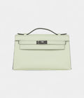 HMKelly Pochette Vert Fizz Swift Palladium Hardware