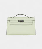 HMKelly Pochette Vert Fizz Swift Palladium Hardware