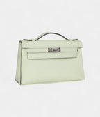 HMKelly Pochette Vert Fizz Swift Palladium Hardware