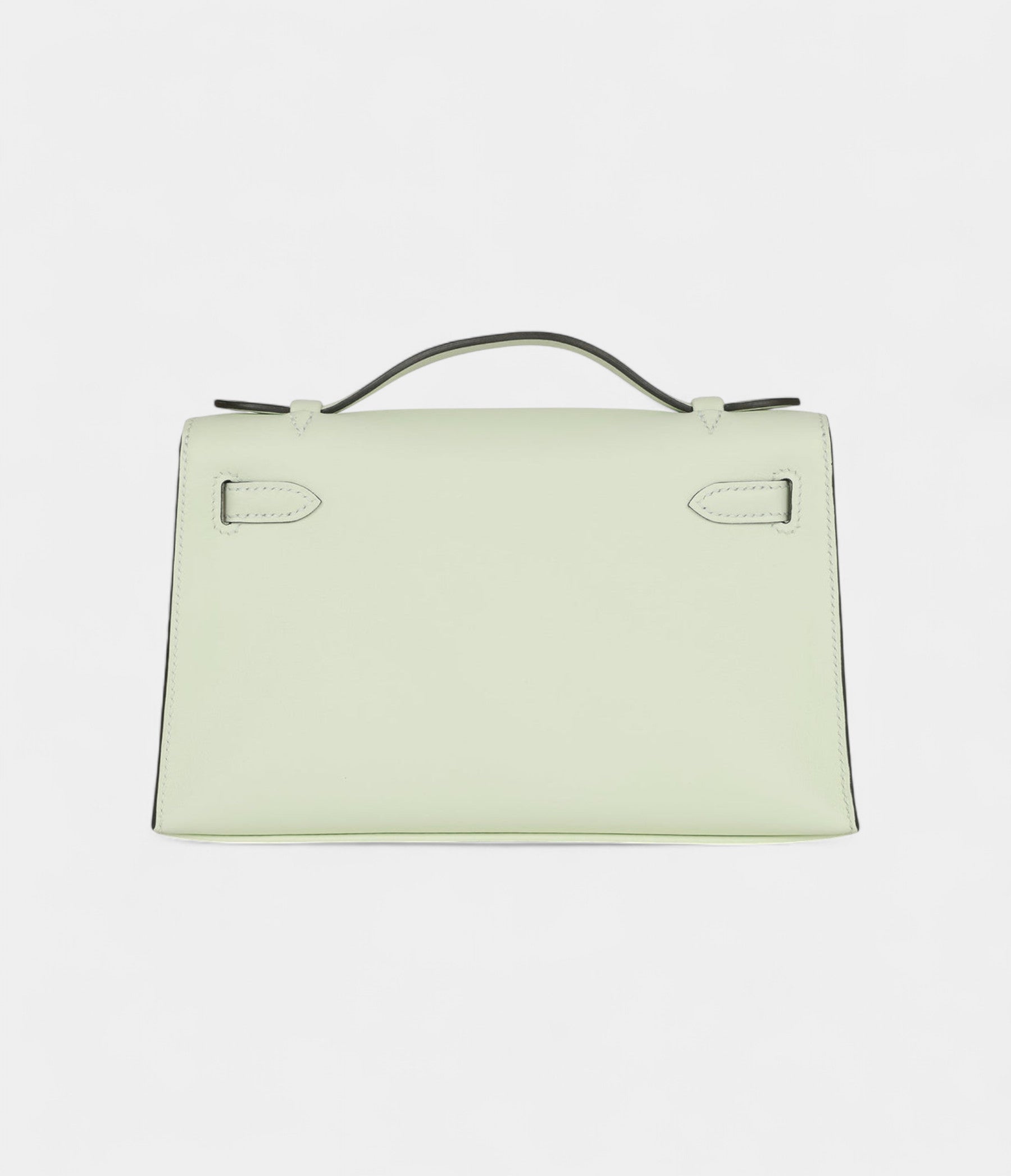 HMKelly Pochette Vert Fizz Swift Palladium Hardware