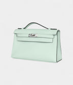 HMKelly Pochette Vert Peppermint Swift Palladium Hardware