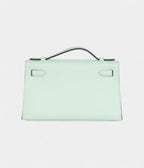 HMKelly Pochette Vert Peppermint Swift Palladium Hardware