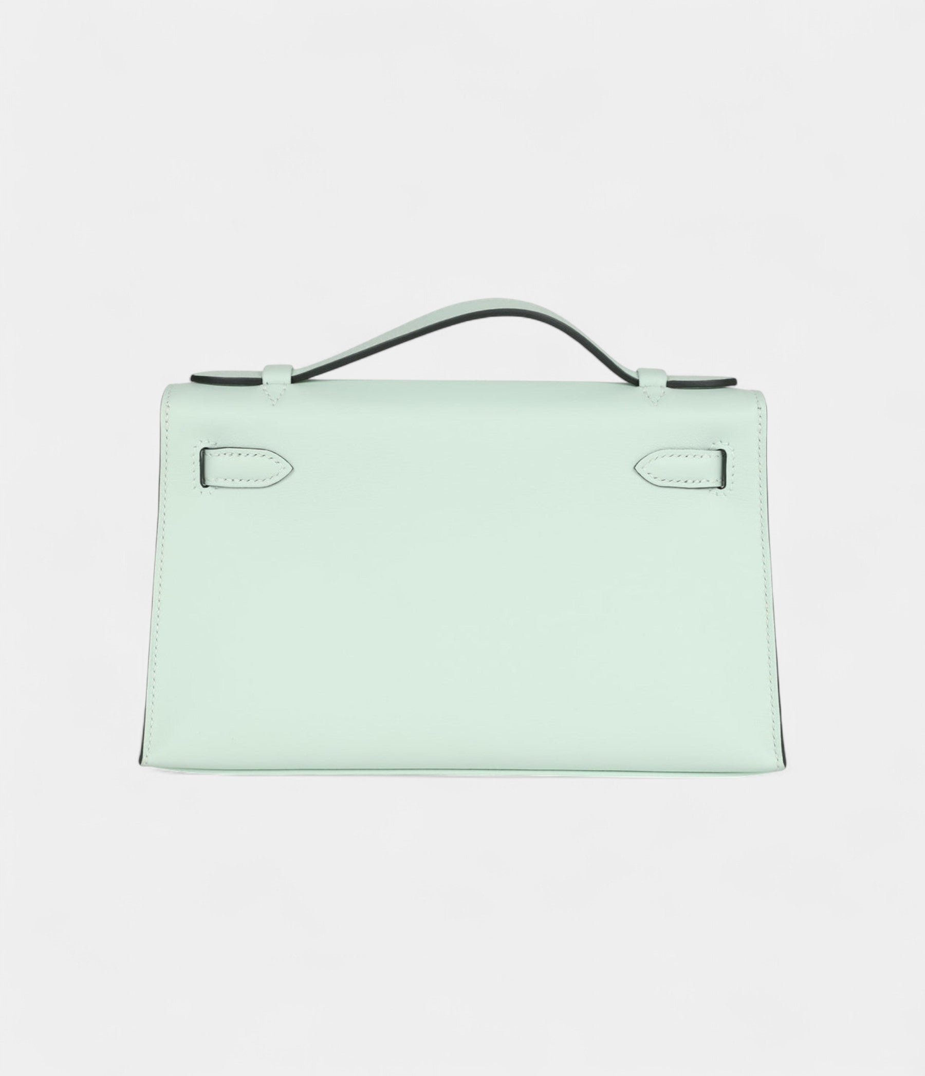 HMKelly Pochette Vert Peppermint Swift Palladium Hardware