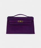 HMKelly Pochette Violet Doblis Gold Hardware