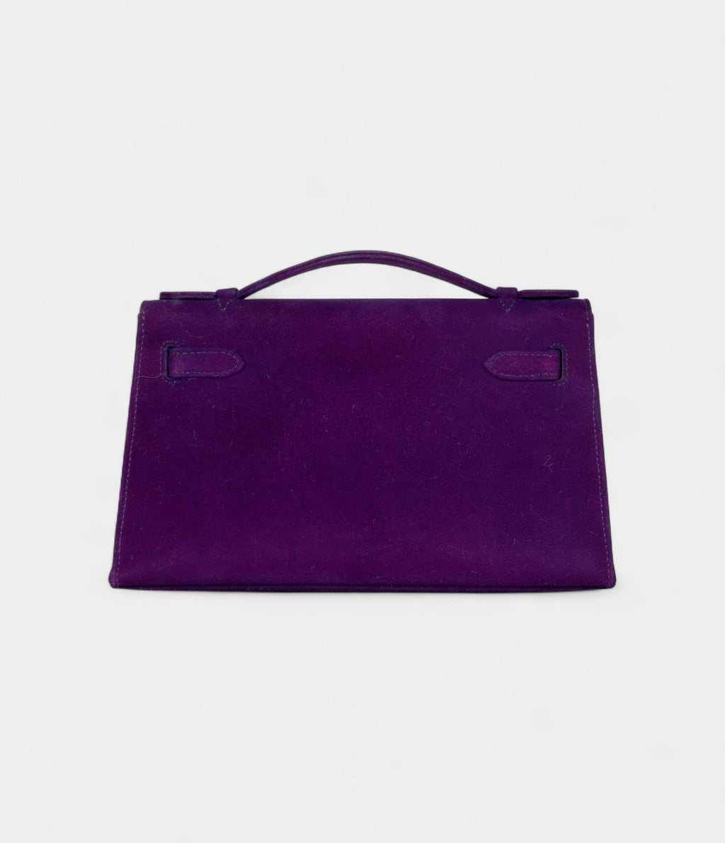 HMKelly Pochette Violet Doblis Gold Hardware