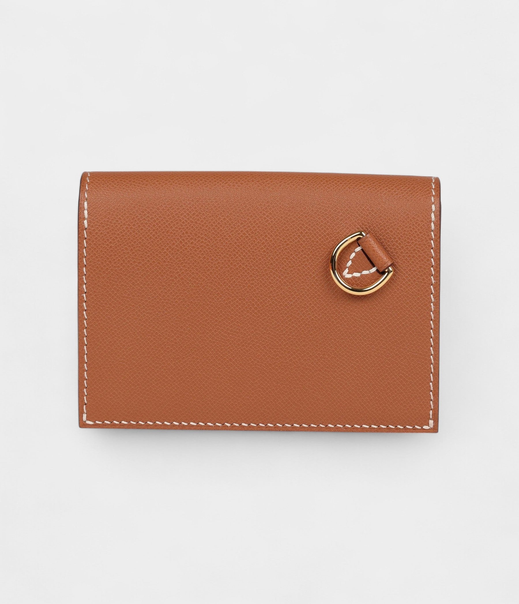 HMKelly Pocket Slim Wallet Gold Epsom Gold Hardware