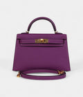 HMKelly Sellier 20 Anemone Epsom Gold Hardware