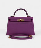 HMKelly Sellier 20 Anemone Epsom Gold Hardware