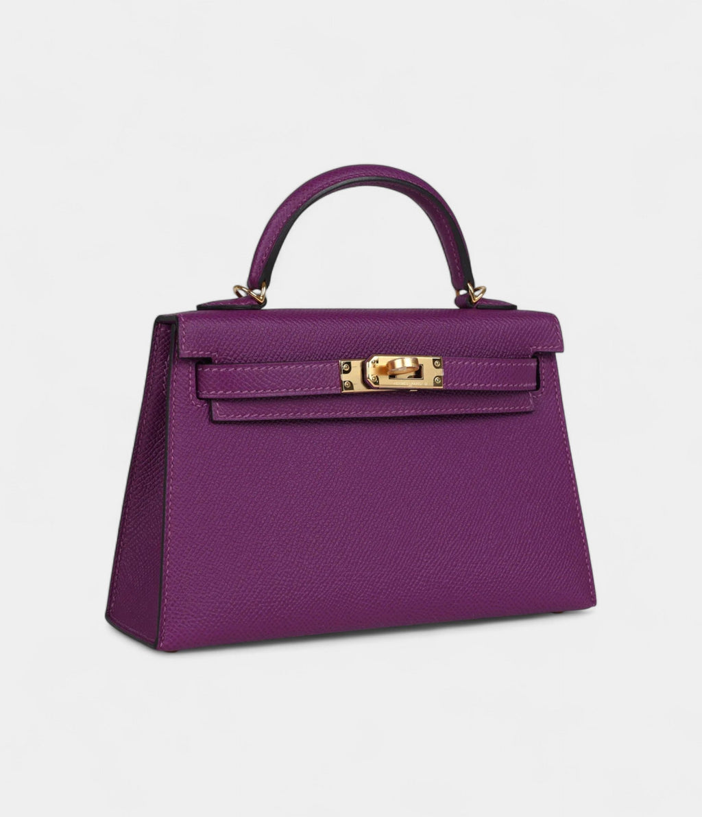 HMKelly Sellier 20 Anemone Epsom Gold Hardware
