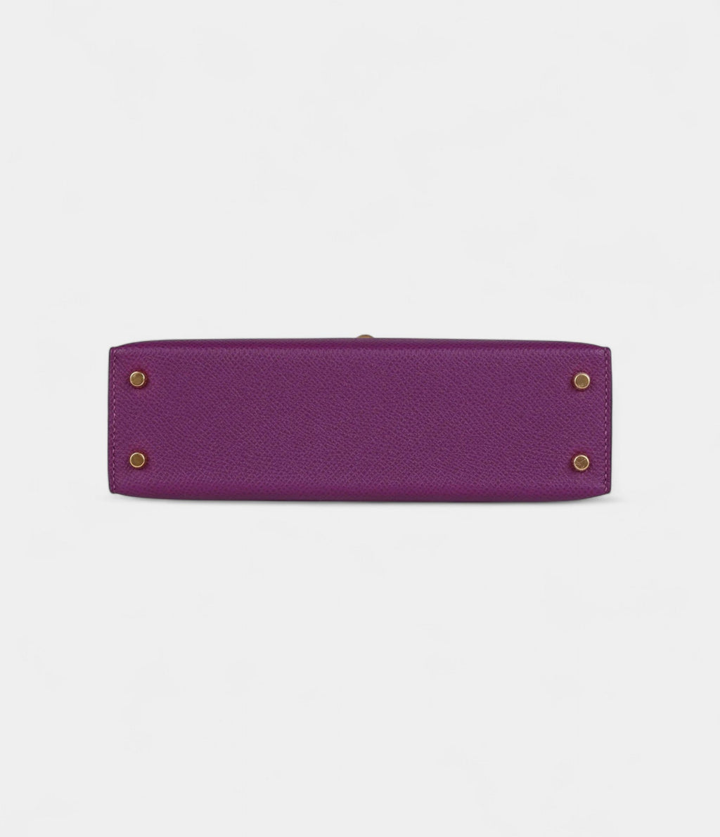 HMKelly Sellier 20 Anemone Epsom Gold Hardware