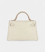 HMKelly Sellier 20 Beton Matte Alligator Gold Hardware