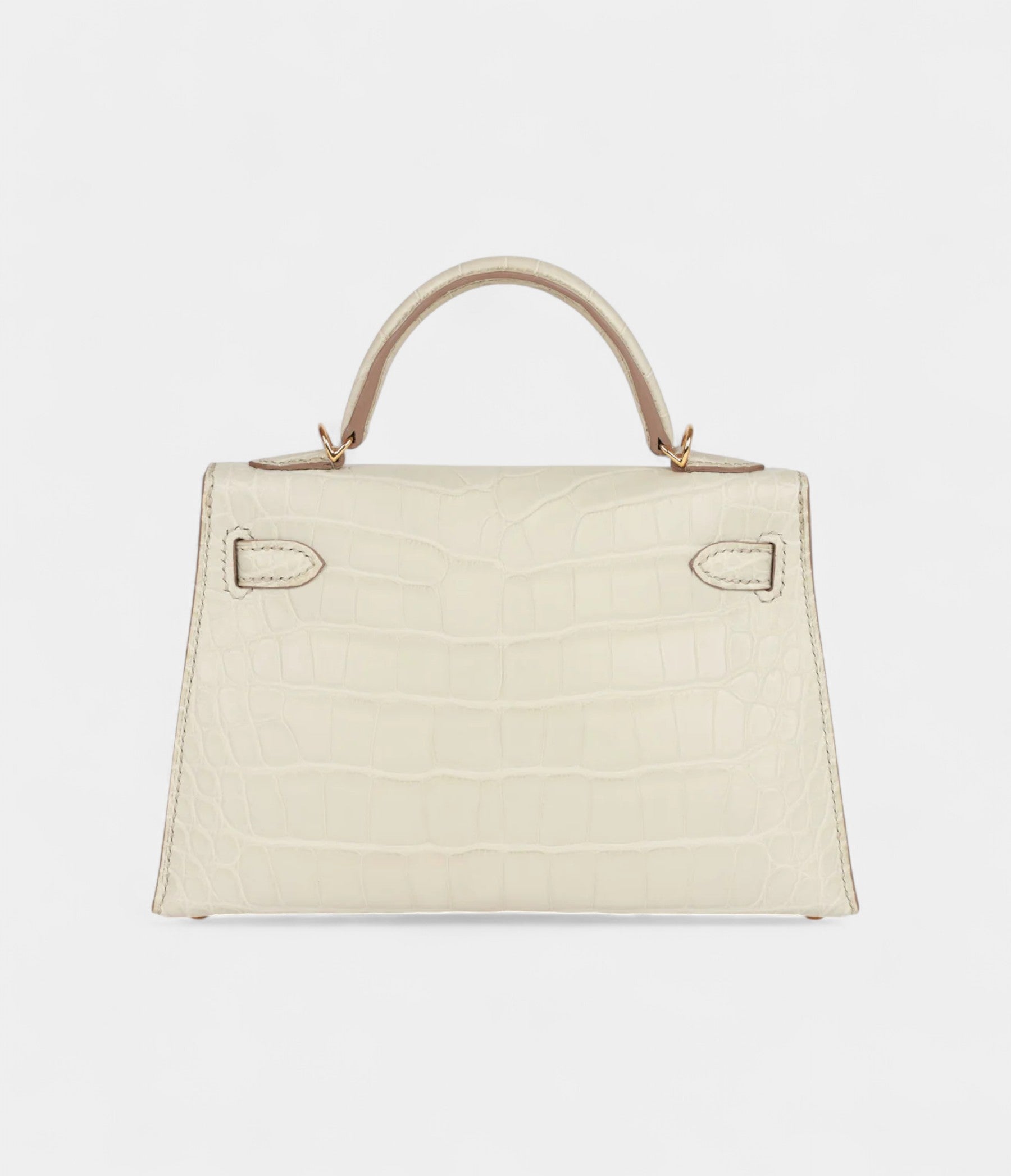 HMKelly Sellier 20 Beton Matte Alligator Gold Hardware