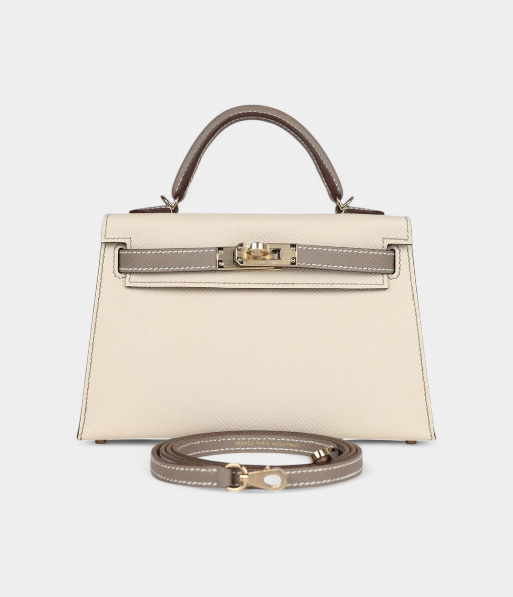 HMKelly Sellier 20 Craie and Gris Asphalte Epsom Permabrass Hardware