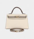 HMKelly Sellier 20 Craie and Gris Asphalte Epsom Permabrass Hardware