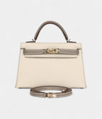 HMKelly Sellier 20 Craie and Gris Asphalte Epsom Permabrass Hardware