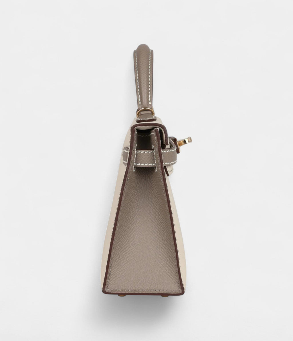 HMKelly Sellier 20 Craie and Gris Asphalte Epsom Permabrass Hardware