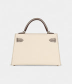 HMKelly Sellier 20 Craie and Gris Asphalte Epsom Permabrass Hardware