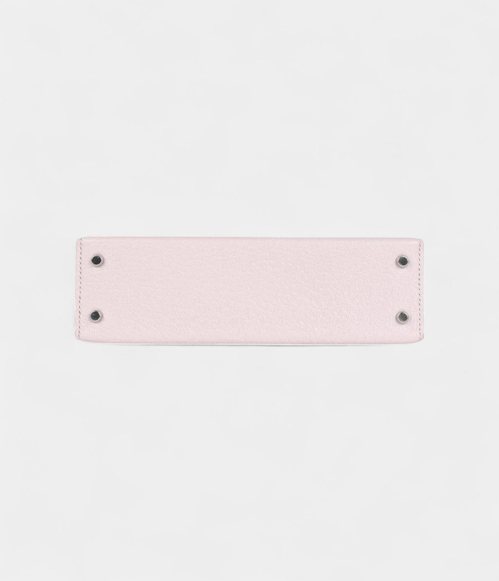 HMKelly Sellier 20 Mauve Pale Chevre Palladium Hardware