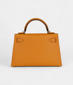 HMKelly Sellier 20 Mustard Goat Palladium Hardware