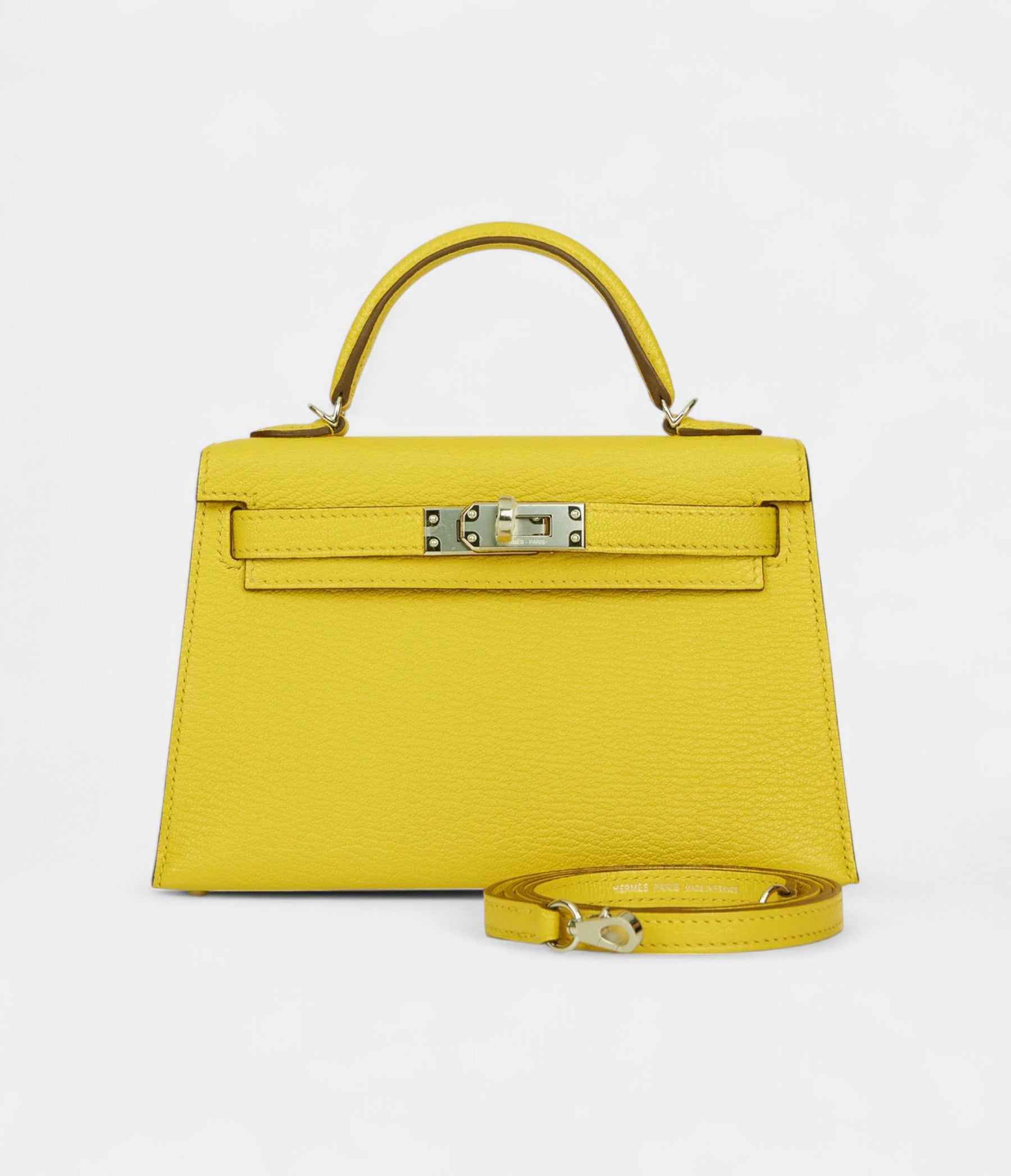 HMKelly Sellier 20 Naples Yellow Verso Goat Palladium Hardware