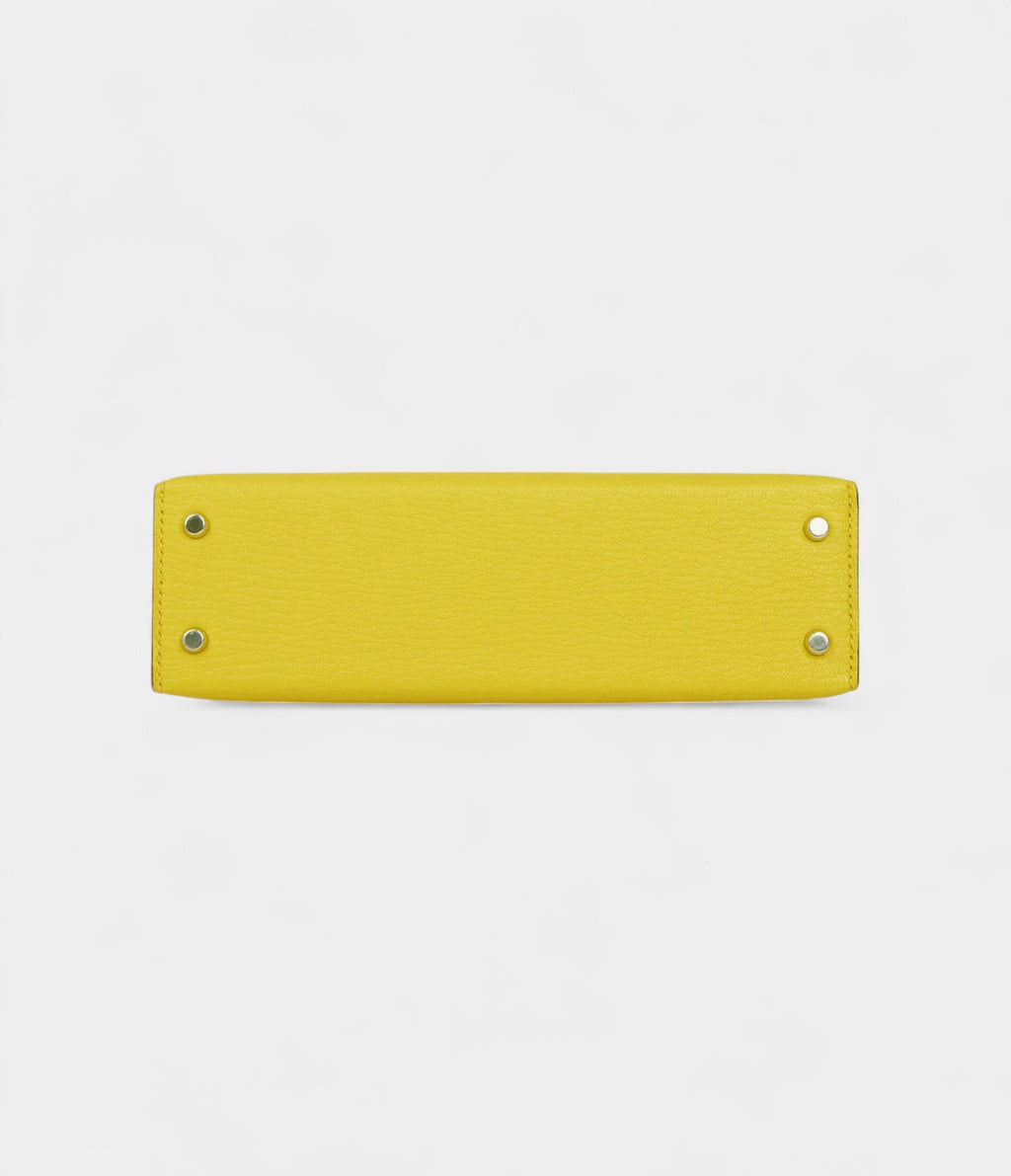 HMKelly Sellier 20 Naples Yellow Verso Goat Palladium Hardware