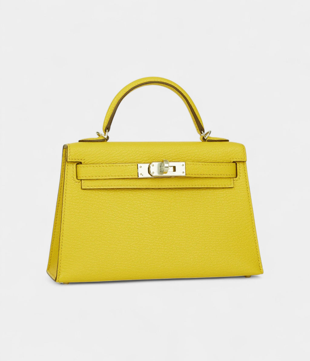 HMKelly Sellier 20 Naples Yellow Verso Goat Palladium Hardware