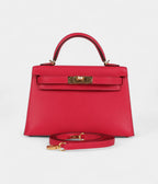 HMKelly Sellier 20 Rose Extreme Chevre Gold Hardware
