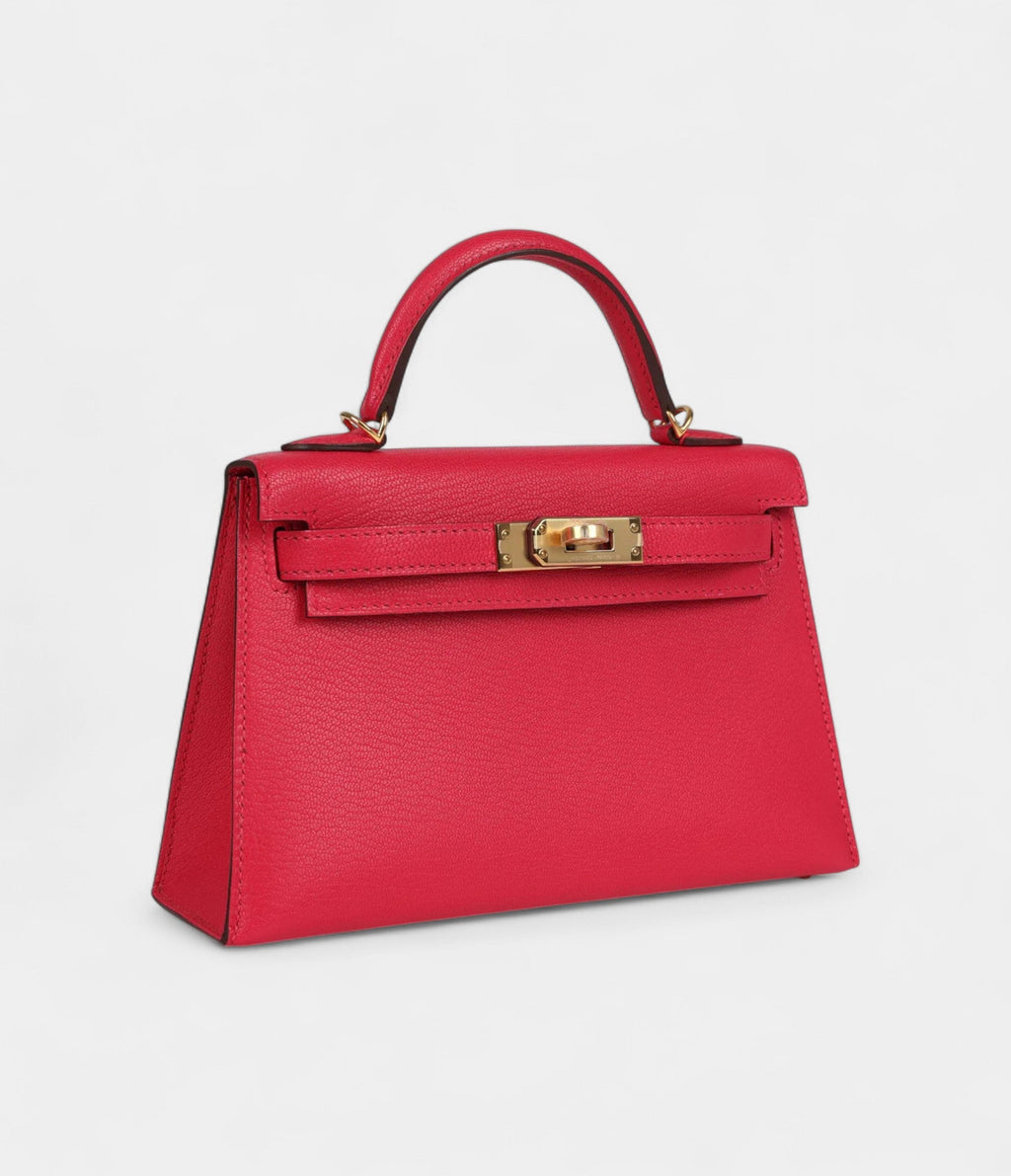 HMKelly Sellier 20 Rose Extreme Chevre Gold Hardware