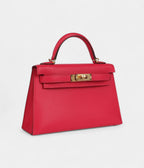 HMKelly Sellier 20 Rose Extreme Chevre Gold Hardware