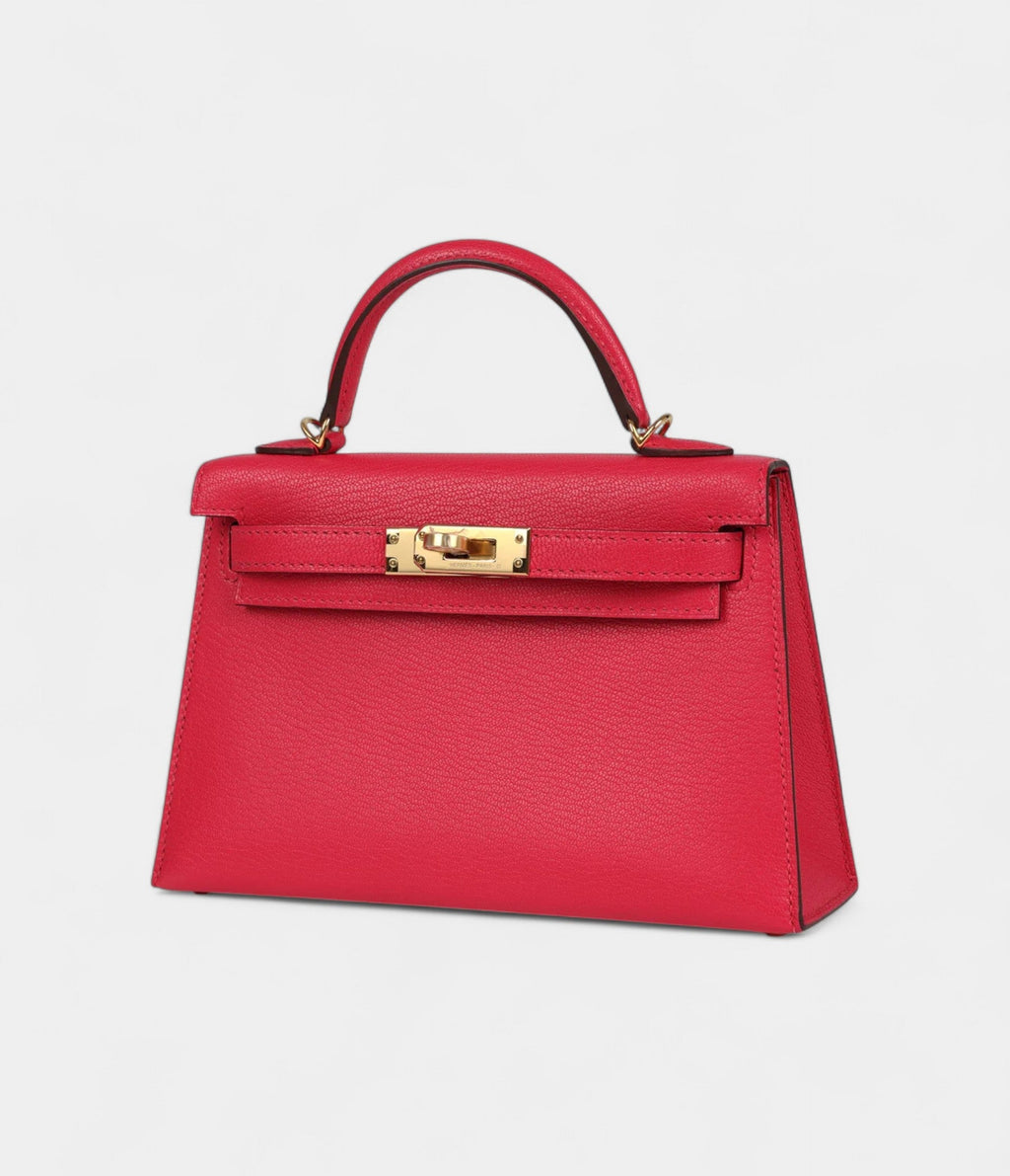 HMKelly Sellier 20 Rose Extreme Chevre Gold Hardware