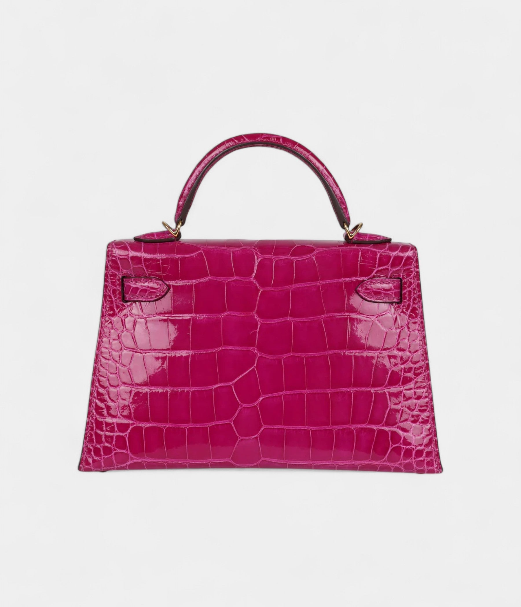 HMKelly Sellier 20 Rose Scheherazade Shiny Alligator Gold Hardware