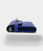 HMKelly Wallet Electric Blue Epsom Leather Palladium Hardware