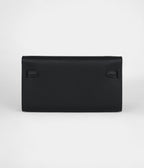 HMKelly Wallet To Go Black Epsom Gold Hardware