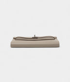 HMKelly Wallet To Go Concrete Clemence Leather Palladium Hardware