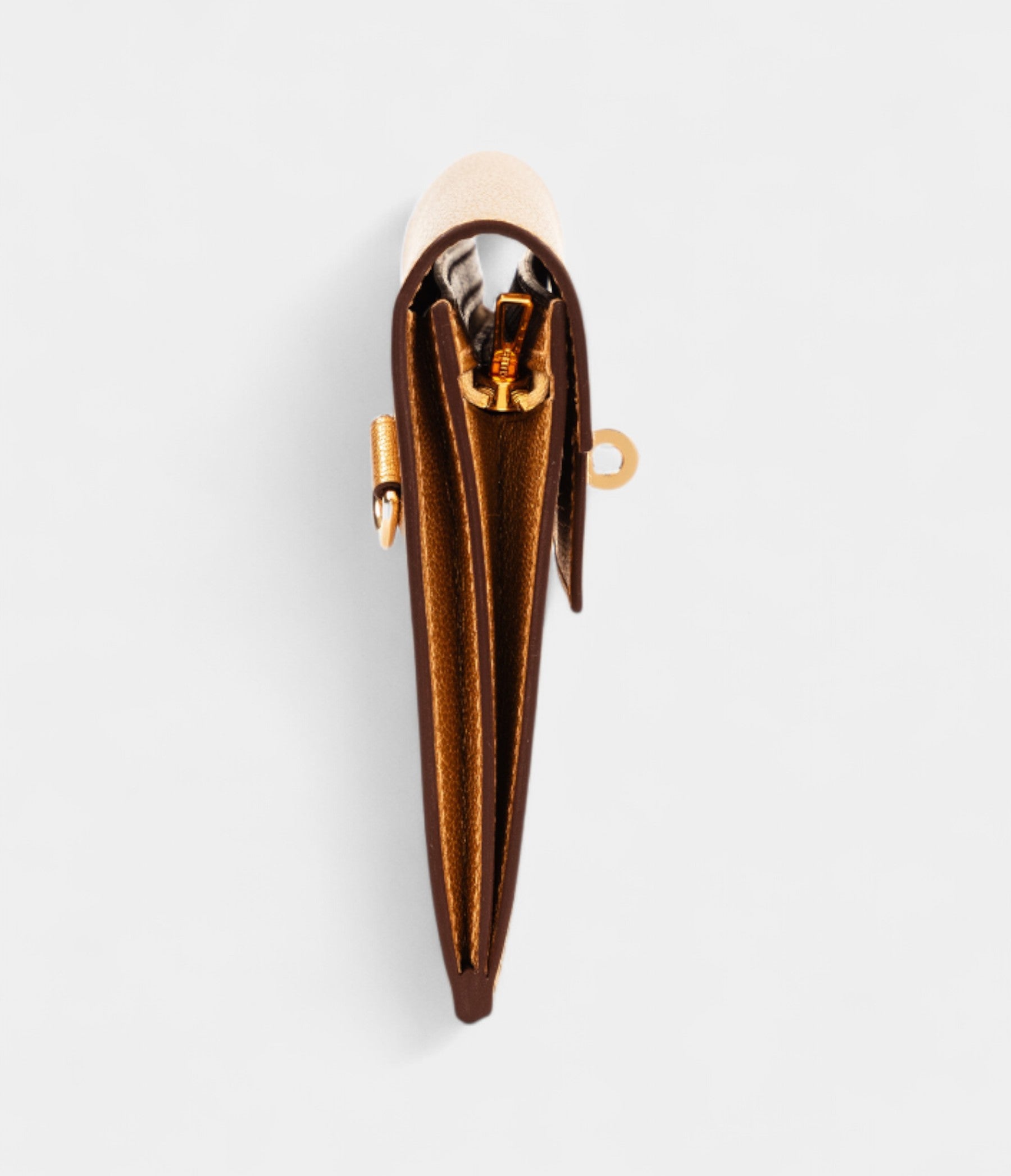 HMKelly Wallet To Go Doré Chamkila Light Leather Permabrass Hardware
