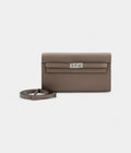 HMKelly Wallet To Go Etain Epsom Leather Palladium Hardware