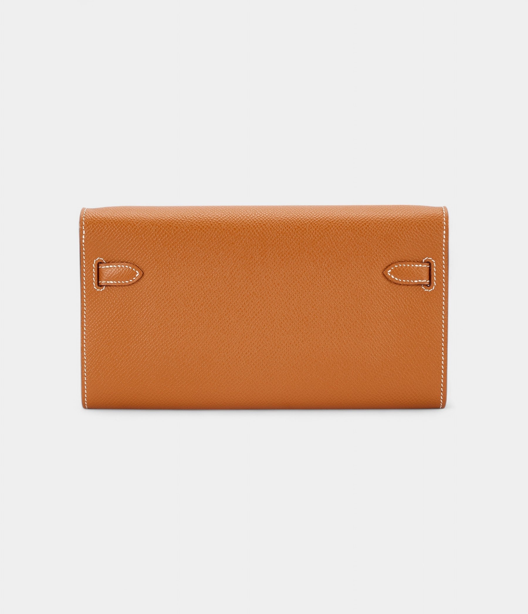 HMKelly Wallet To Go Gold Epsom Leather Palladium Hardware