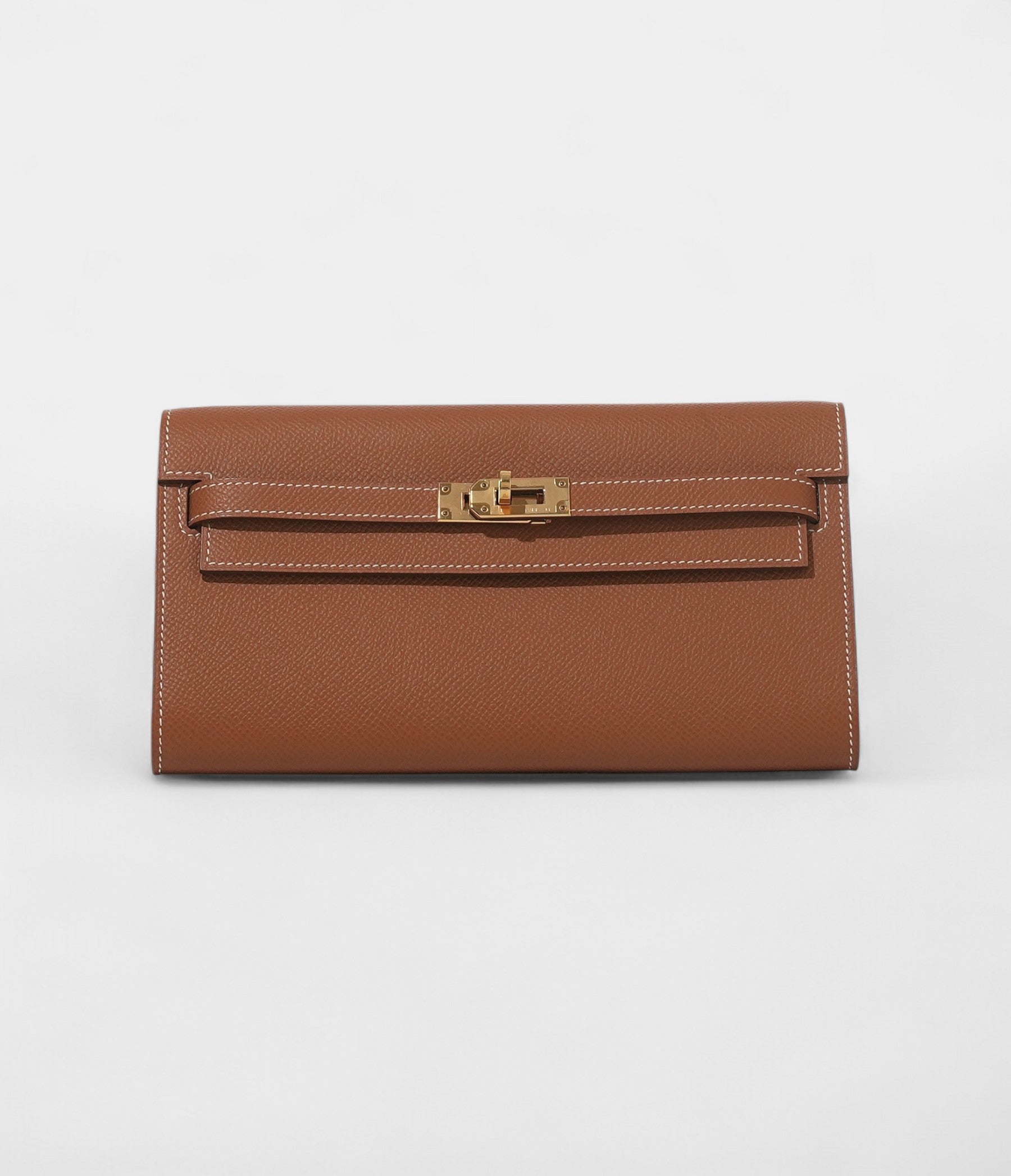 HMKelly Wallet To Go Gold Epsom Palladium Hardware