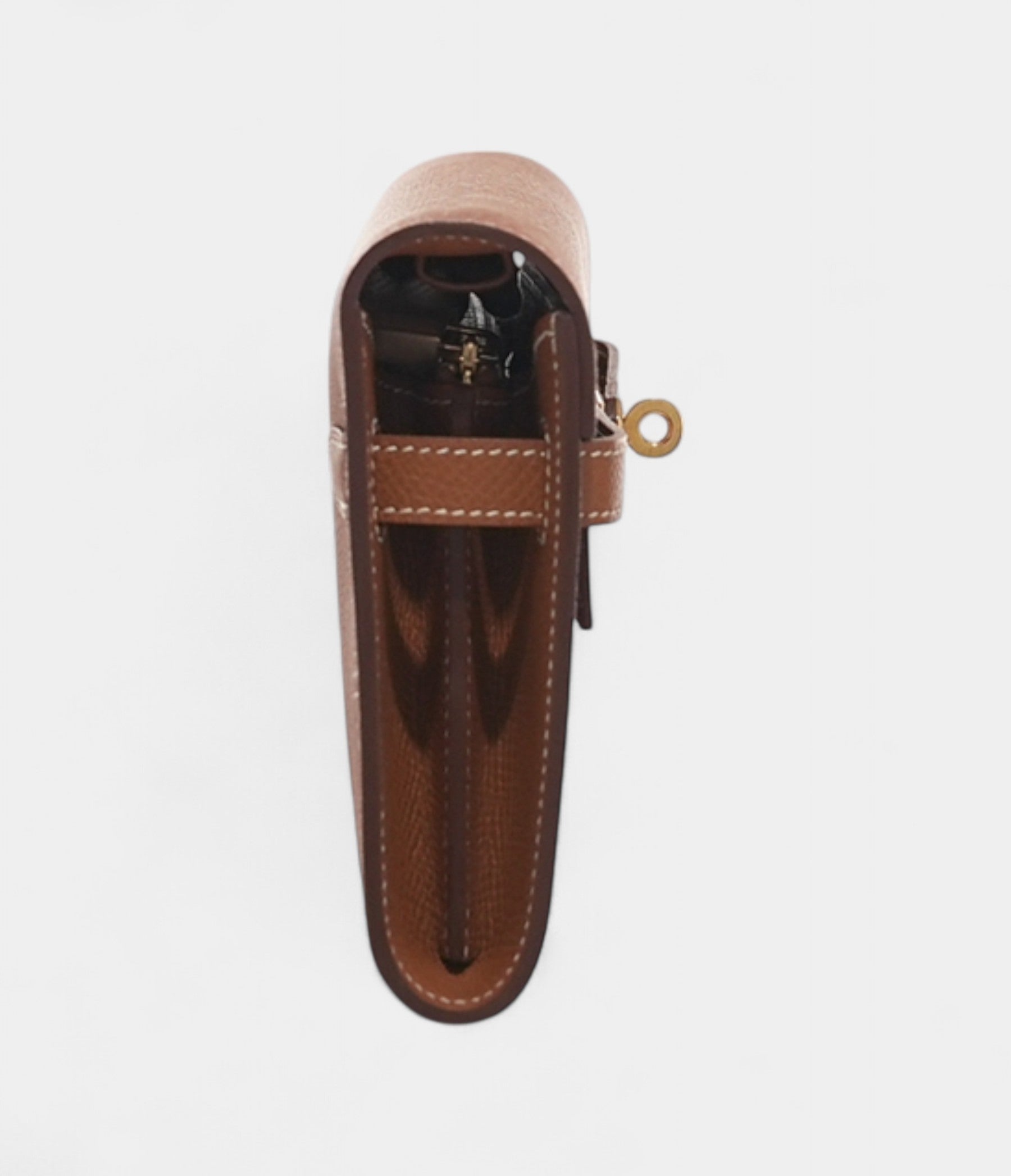 HMKelly Wallet To Go Gold Epsom Palladium Hardware
