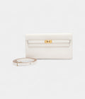 HMKelly Wallet To Go Gris Pale Epsom Palladium Hardware