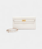 HMKelly Wallet To Go Gris Pale Epsom Palladium Hardware