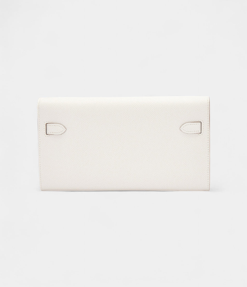 HMKelly Wallet To Go Gris Pale Epsom Palladium Hardware