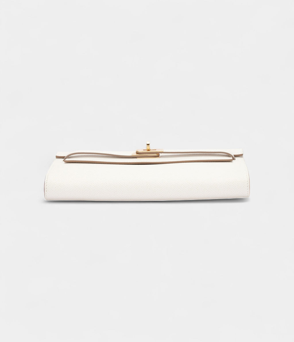 HMKelly Wallet To Go Gris Pale Epsom Palladium Hardware