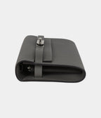 HMKelly Wallet To Go Gris Meyer Epsom Palladium Hardware