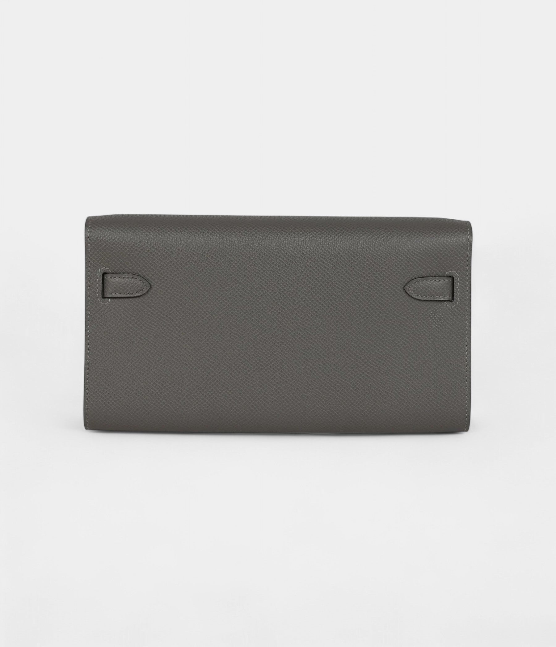HMKelly Wallet To Go Gris Meyer Epsom Palladium Hardware