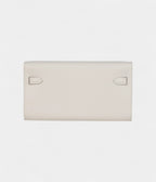 HMKelly Wallet To Go Gris Pale Epsom Gold Hardware
