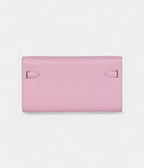 HMKelly Wallet To Go Mauve Sylvestre Epsom Palladium Hardware