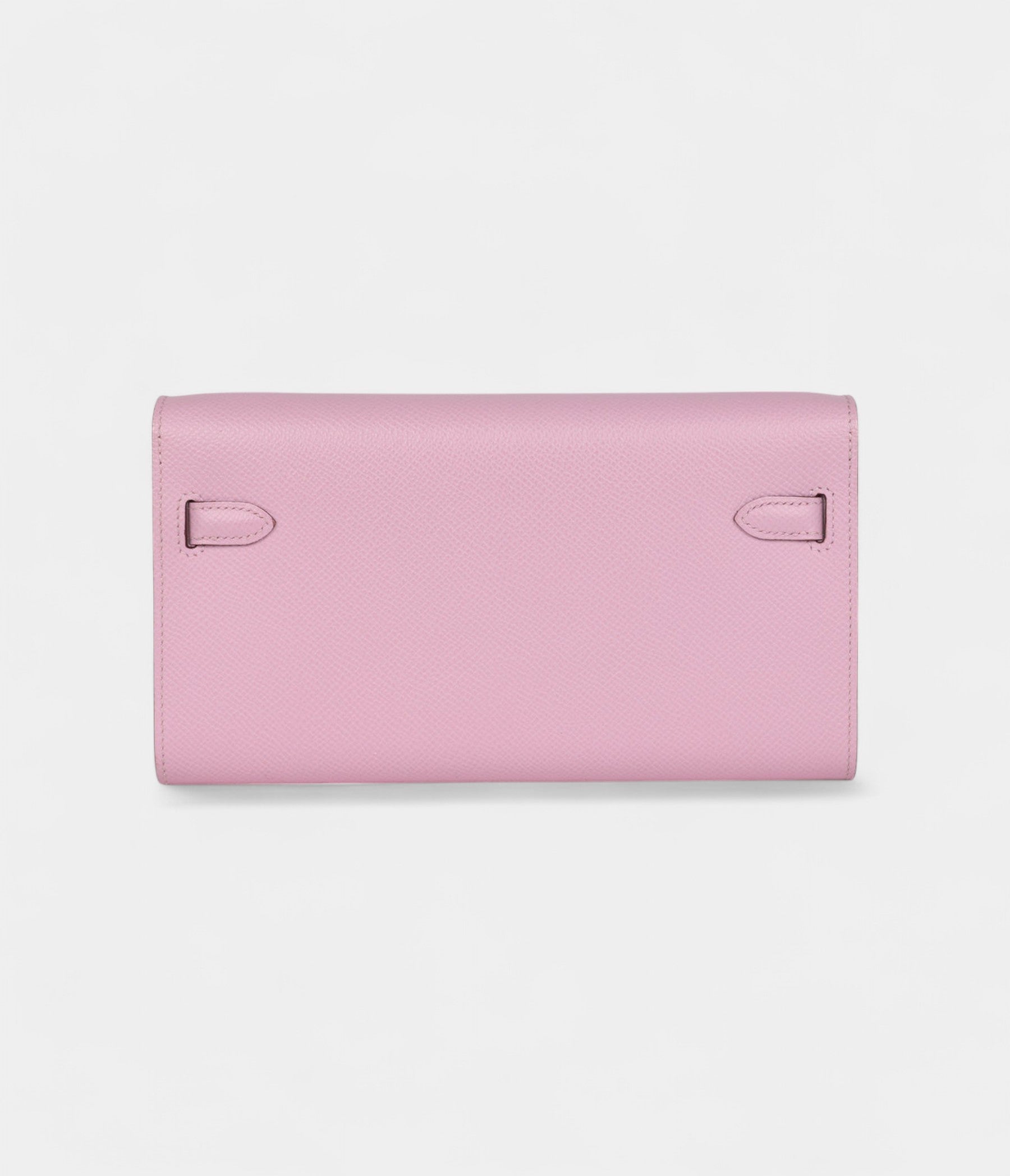 HMKelly Wallet To Go Mauve Sylvestre Epsom Palladium Hardware