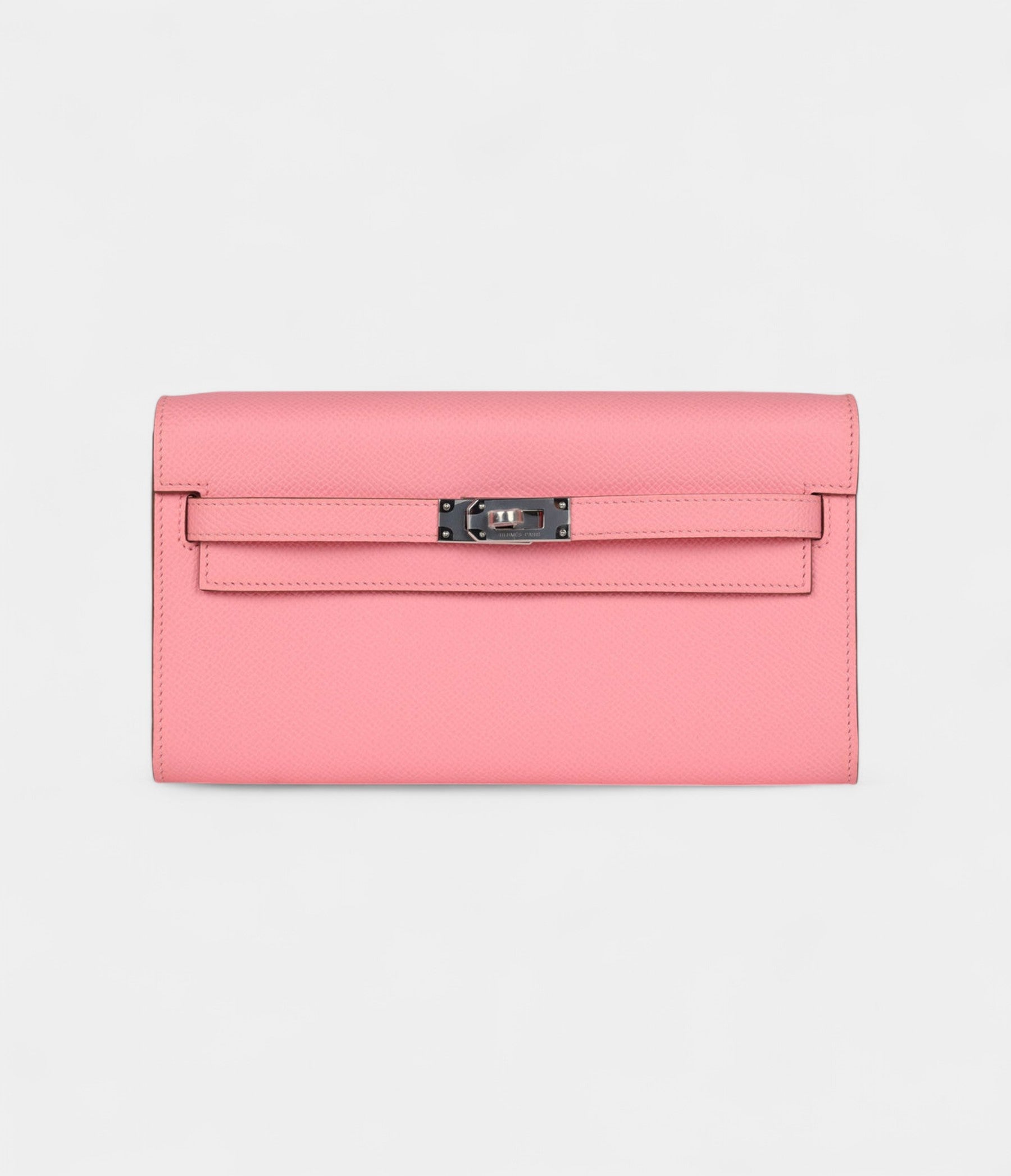 HMKelly Wallet To Go Rose Confetti Epsom Palladium Hardware