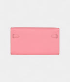 HMKelly Wallet To Go Rose Confetti Epsom Palladium Hardware